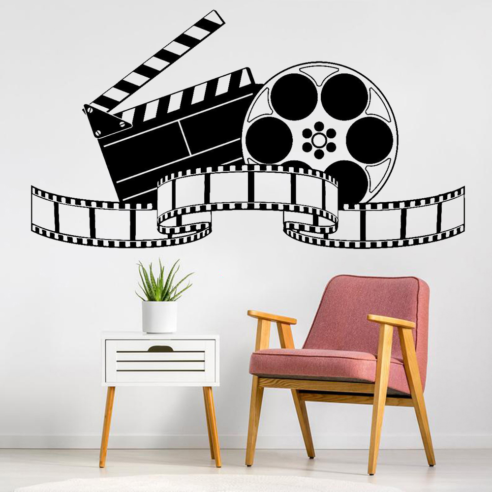 Home Cinema Flooring - Dreharbeiten Vinyl Wand Aufkleber Künstlerische Kino