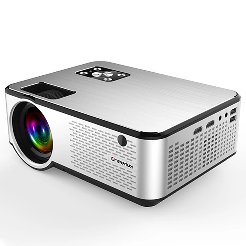 Home Cinema Mini - Cheerlux C9 Smart Projektor Mini 4K