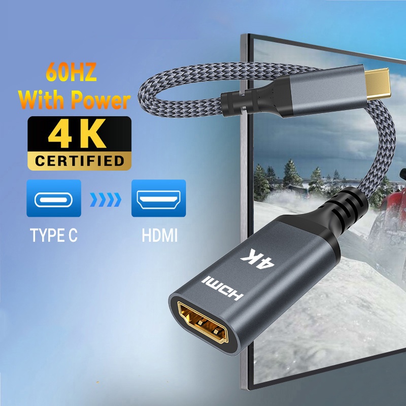 Hdmi Arc Cable - USB-C-auf-HDMI-Adapter 4K@60Hz-Kabel [Thunderbolt 3/4 kompatibel] mit