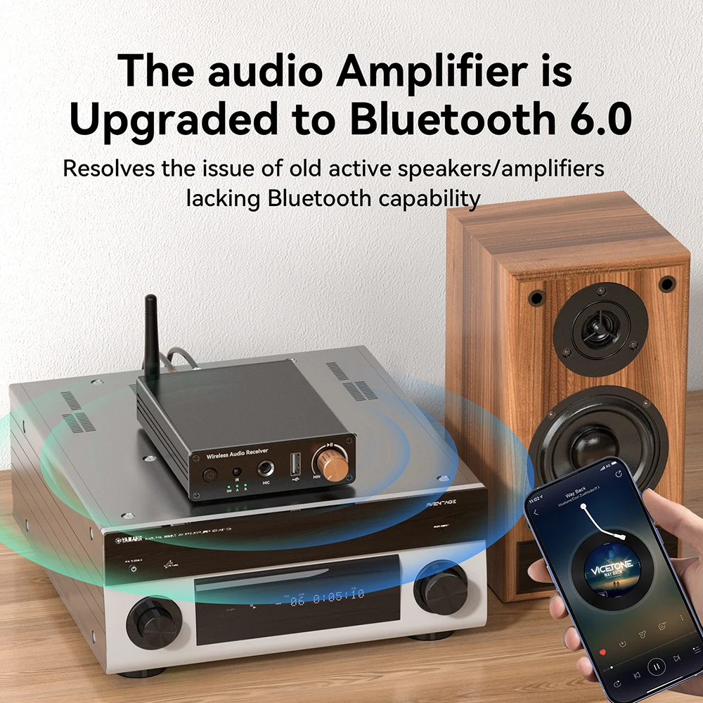 Home Cinema Yamaha - Bluetooth-kompatibel 6,0 Audio Empfänger 3,5mm AUX