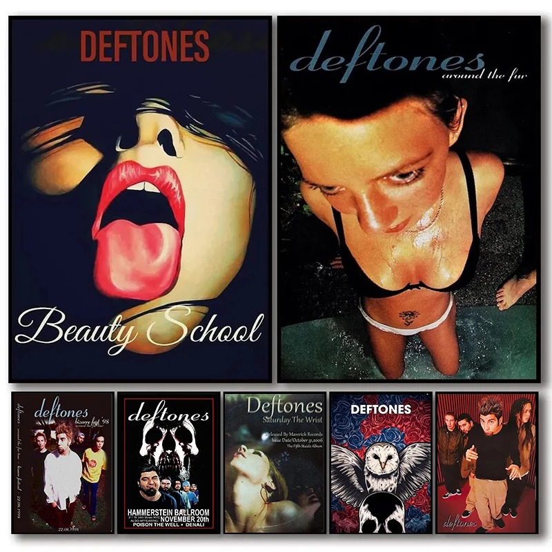 Home Cinema Classic - Retro Band Deftones Poster Ästhetik Klassisches