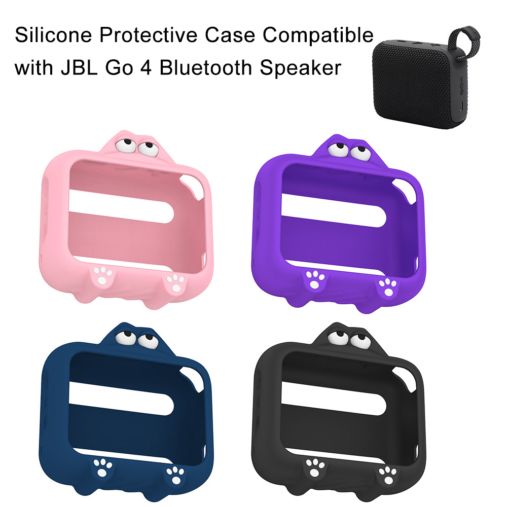 Jbl Speaker Go 4 - Cartoon-Silikon-Schutzhülle, kompatibel mit JBL Go 4