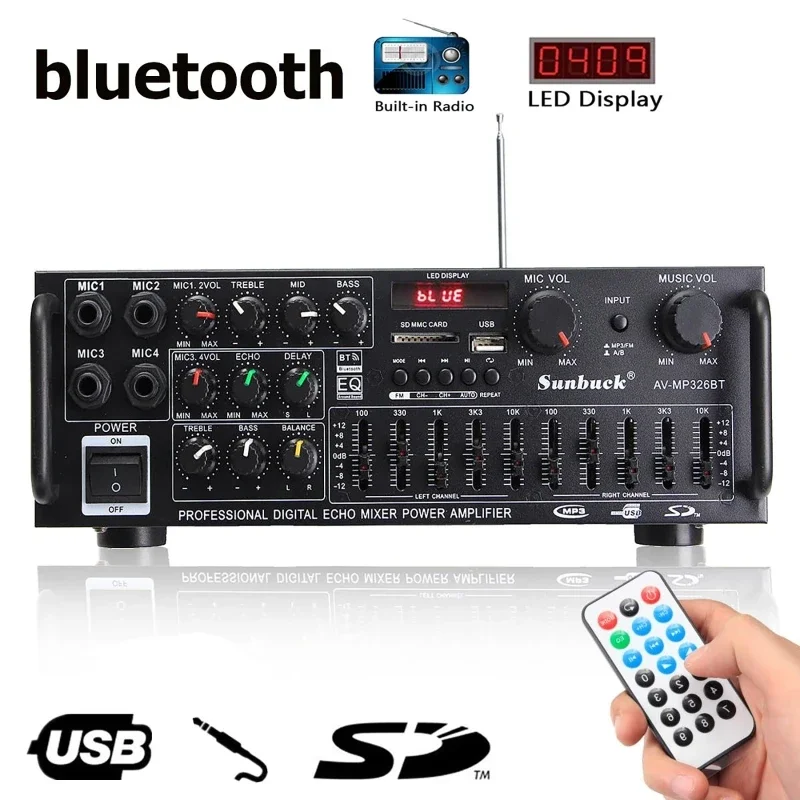 Home Cinema Yamaha - 2000W Bluetooth Audio Power Verstärker HiFi