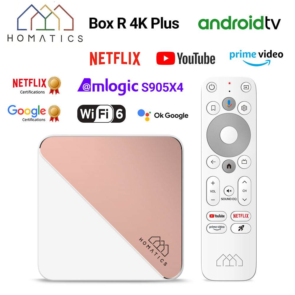 Home Cinema Dolby Atmos - HOMATICS Box R 4K Plus TV-Box