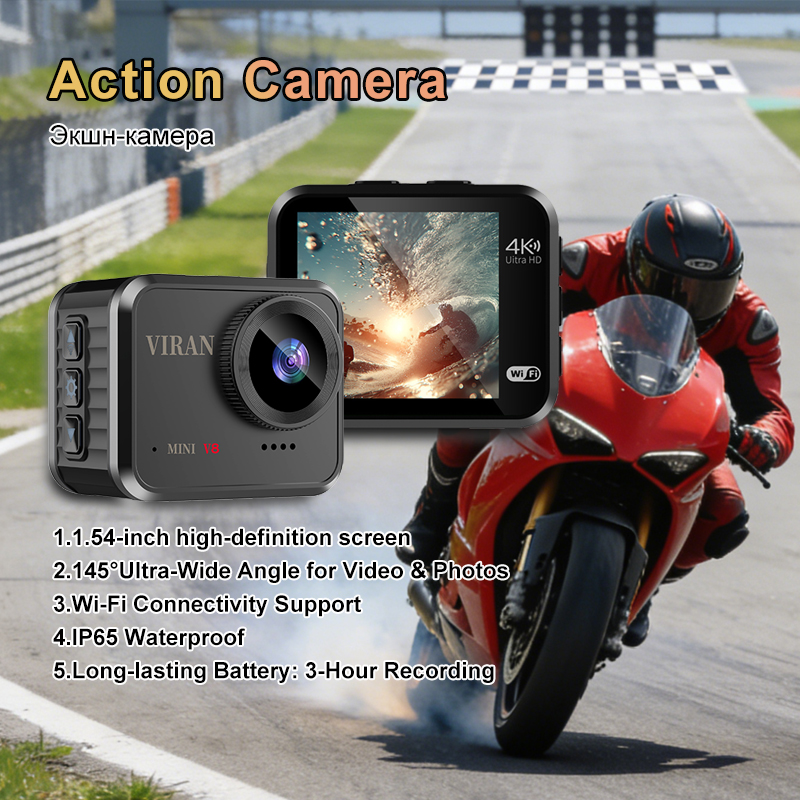 Home Cinema Hd - Mini-Action-Kamera 4K Ultra HD 16 MP
