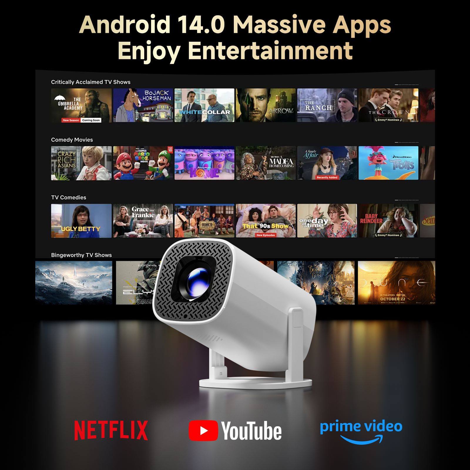 HONGTOP P30PRO Smart Mini Proj – Home Cinema Mini Bewertung und Preis