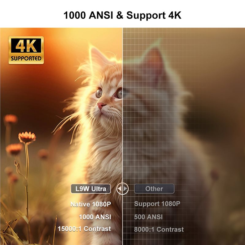 B63B-L9W Ultra-Portabler 4K Mi – Home Cinema Mini Bewertung und Preis