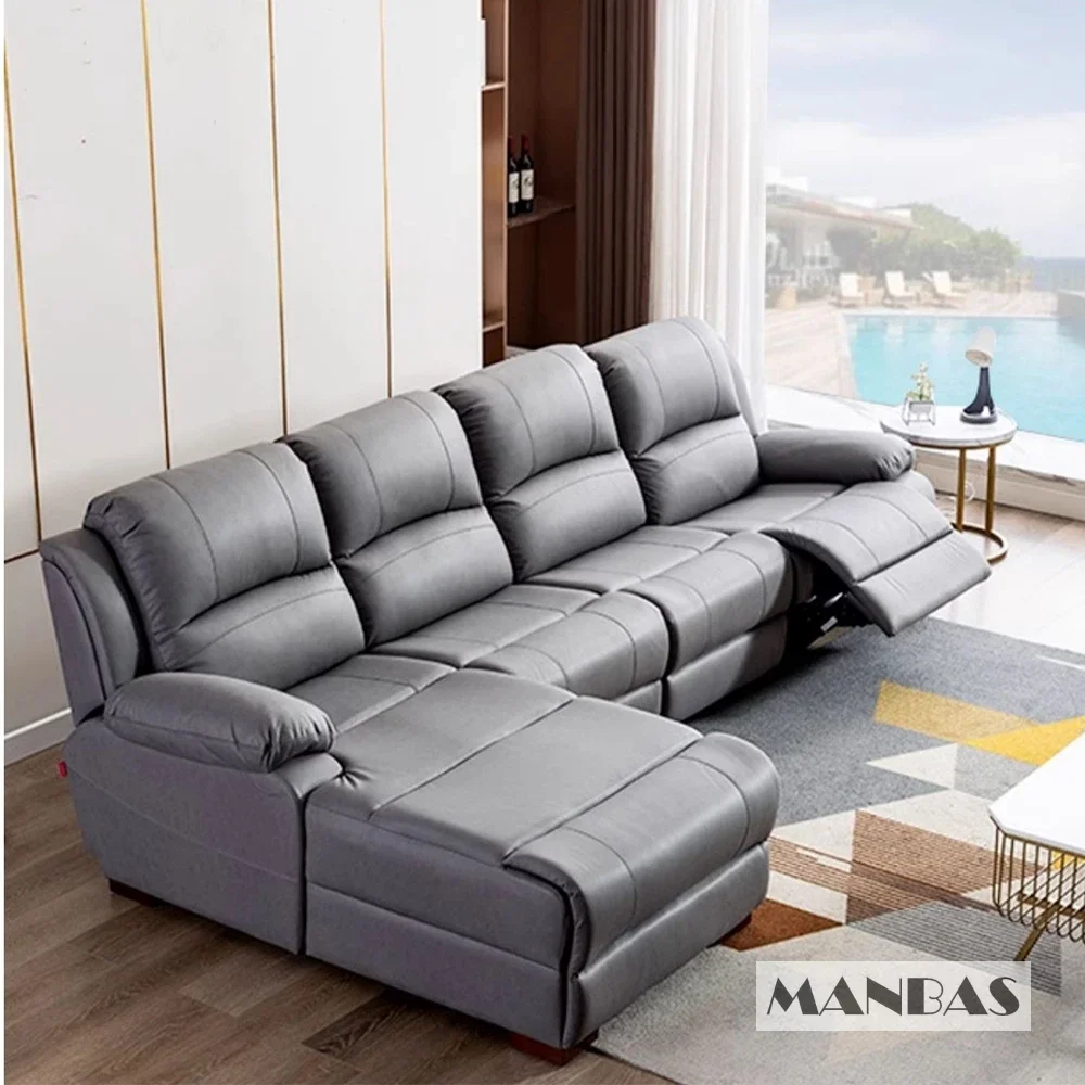 Echtes Leder Manuelles und Ele – Home Cinema Couch Bewertung und Preis