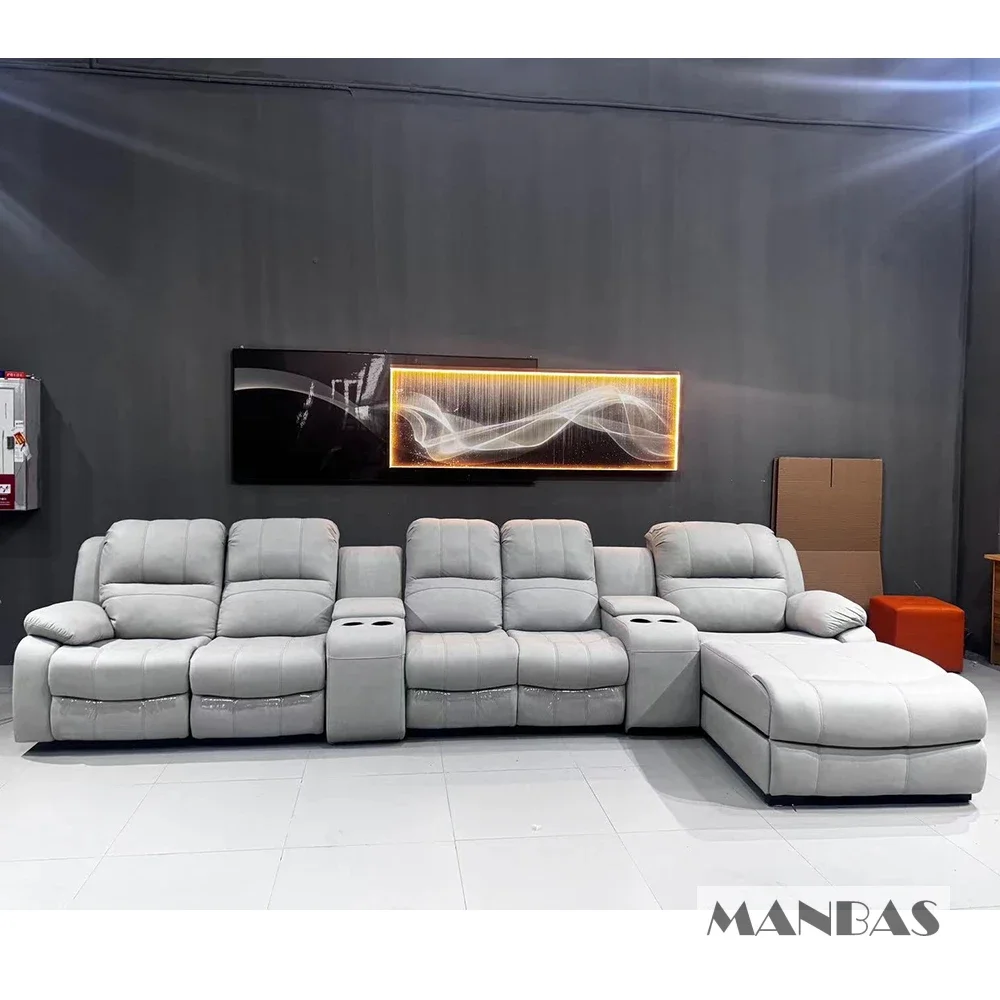 Echtes Leder Manuelles und Ele – Home Cinema Couch Bewertung und Preis