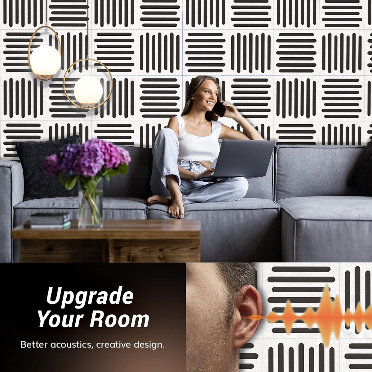 Perforierte schalldichte Wandp – Home Cinema Flooring Bewertung und Preis