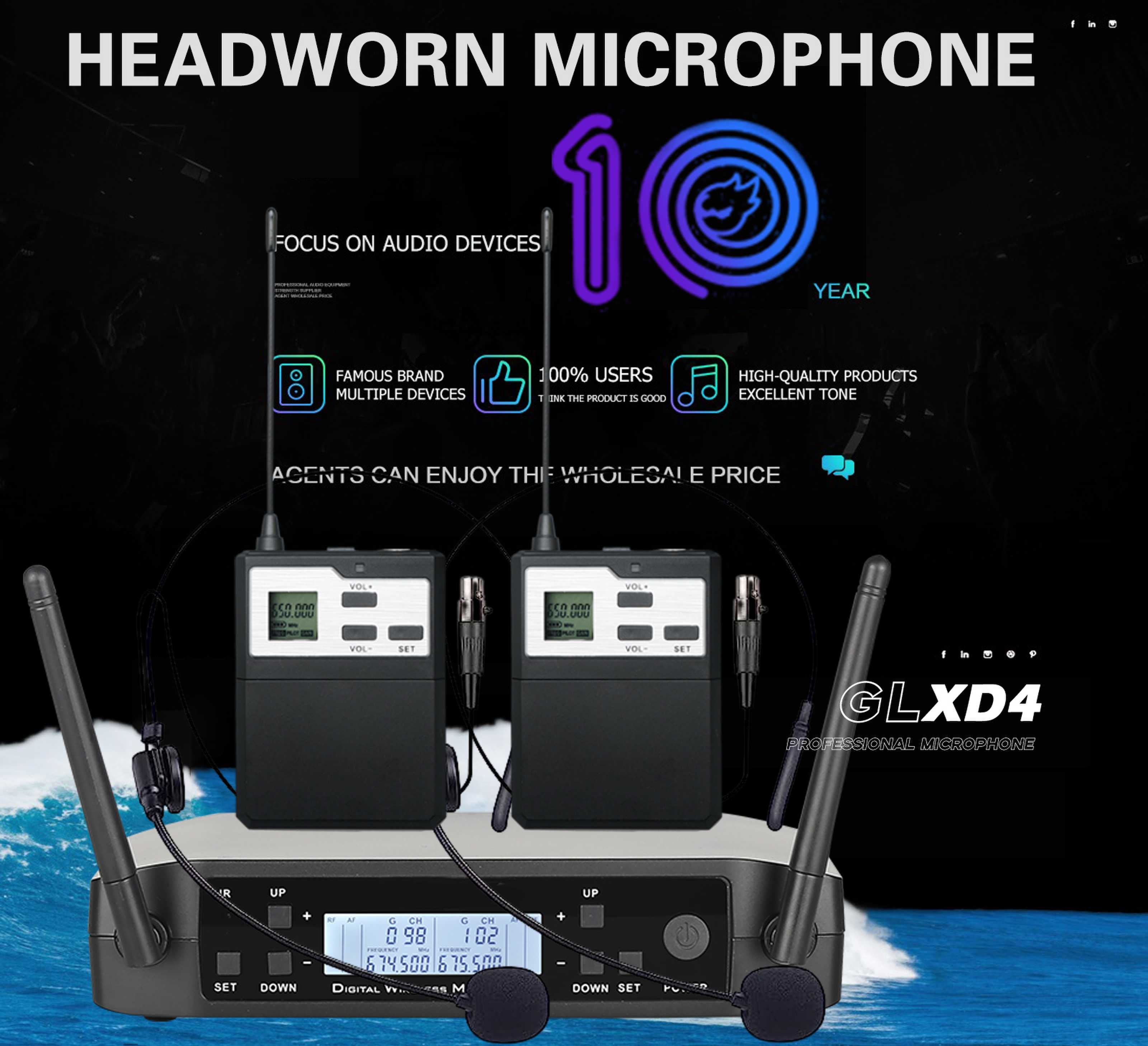 UHF-Funkkopfhörermikrofon mit  – Shure Mic Sm58 Bewertung und Preis
