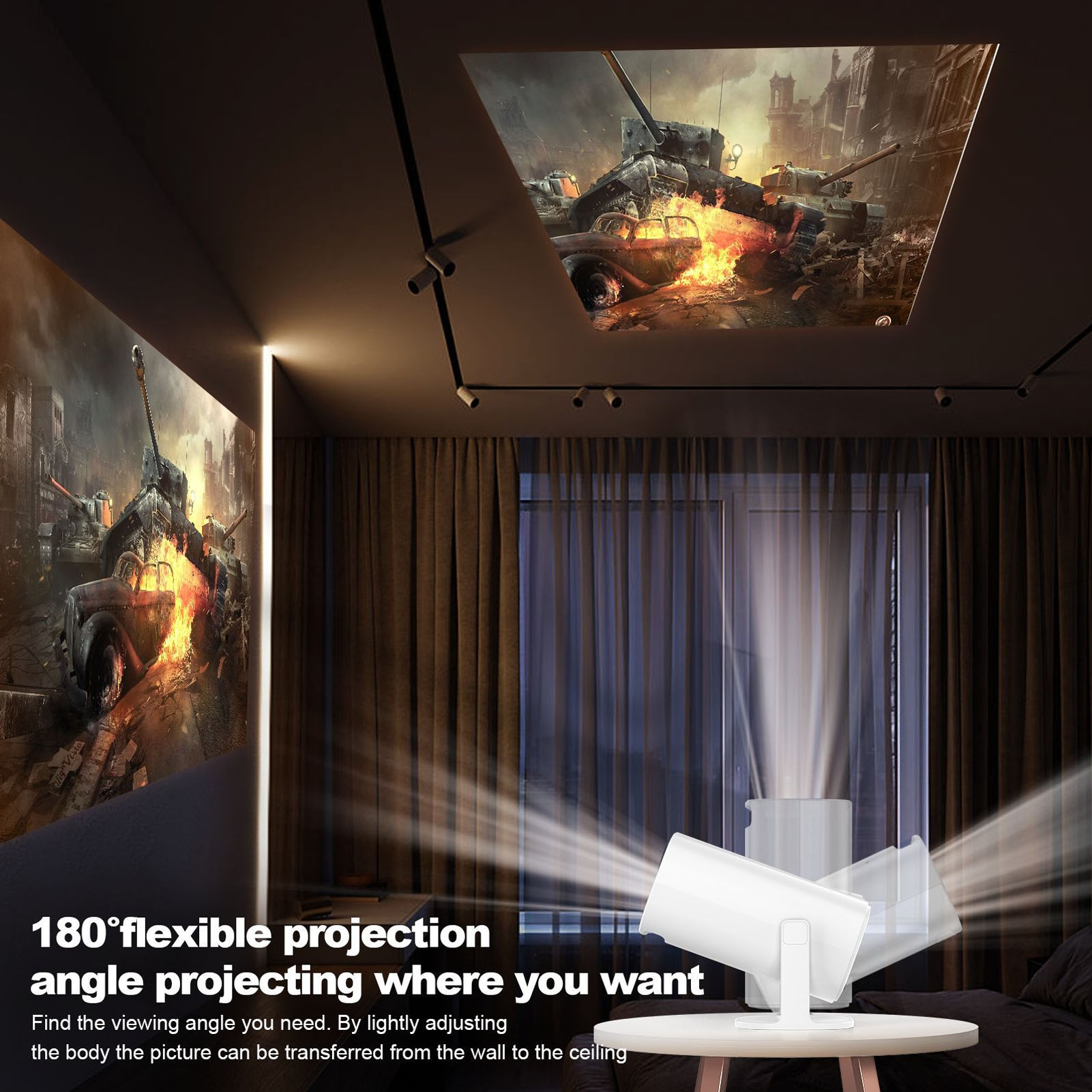 P30 1080P FHD 4K LED-Projektor – Home Cinema Mini Bewertung und Preis