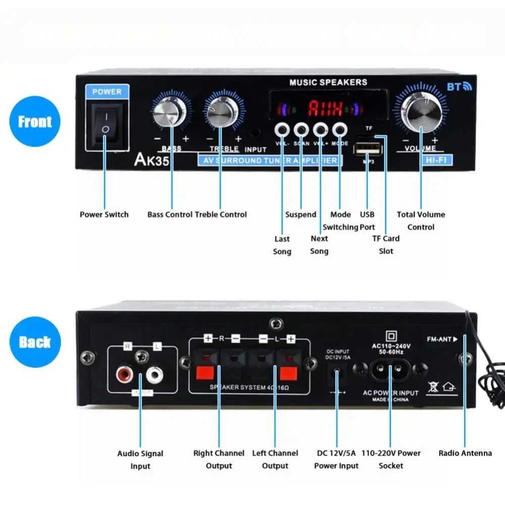 HiFi Digital AK35 Bluetooth Ve – Home Cinema Yamaha Bewertung und Preis