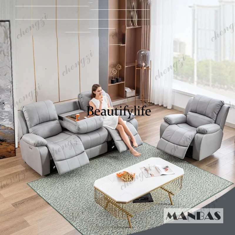 Echtes Leder Manuelles und Ele – Home Cinema Couch Bewertung und Preis
