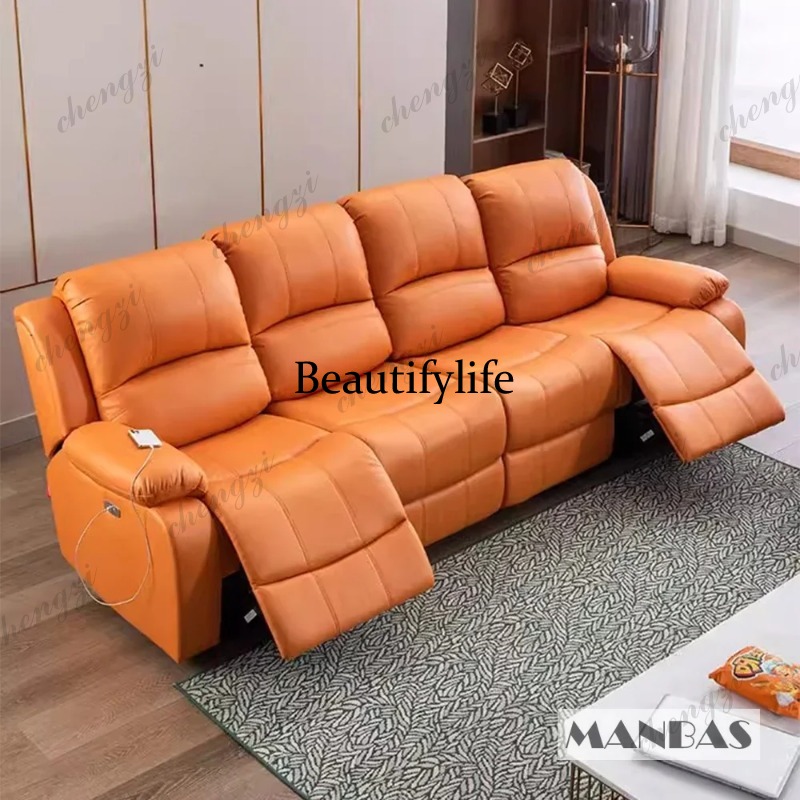 Echtes Leder Manuelles und Ele – Home Cinema Couch Bewertung und Preis