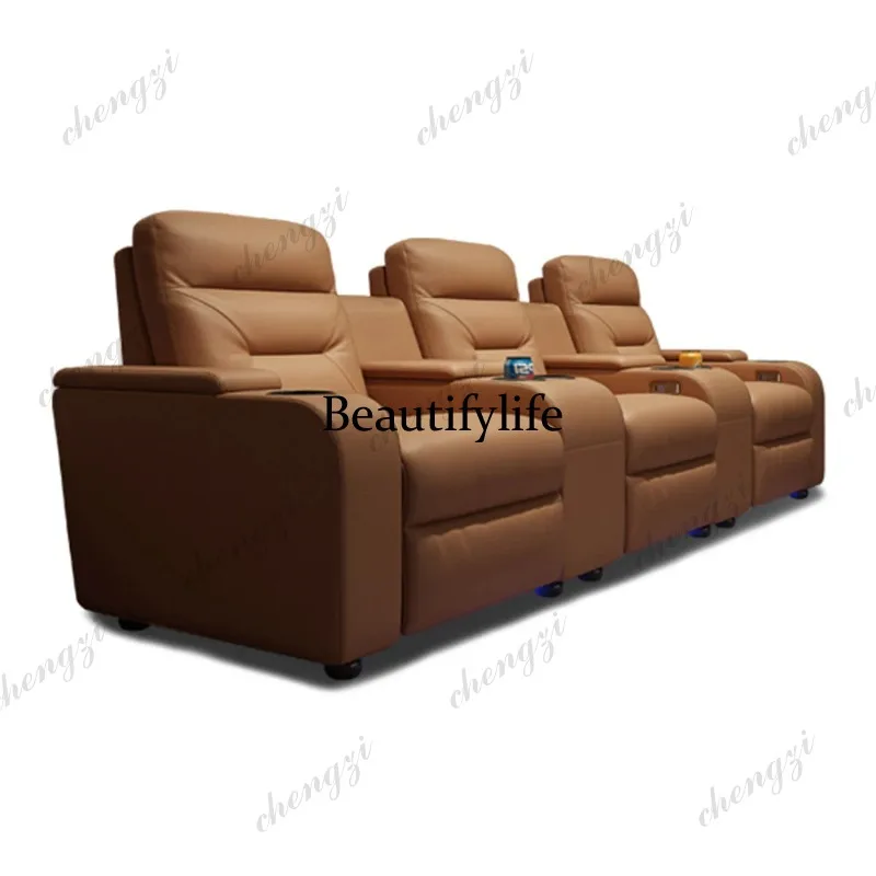 A49 Ledersofa-Set mit elektris – Home Cinema Couch Bewertung und Preis