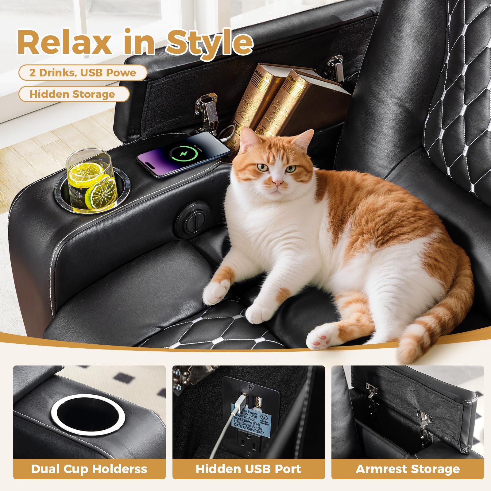 Elektrischer Liegestuhl mit US – Home Cinema Couch Bewertung und Preis