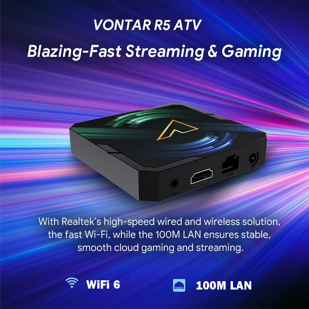 VONTAR R5 ATV TV-Box Android14 – Home Cinema Youtube Bewertung und Preis