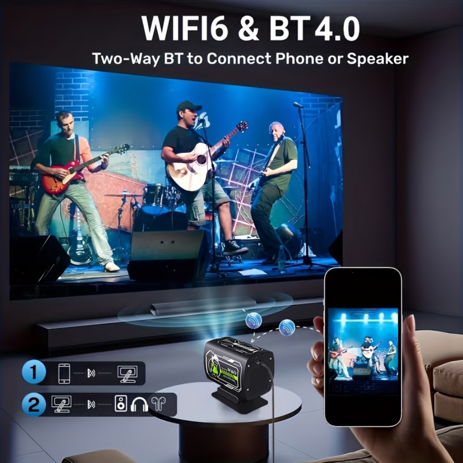 2026 Neuer tragbarer Mini-Proj – Home Cinema Mini Bewertung und Preis