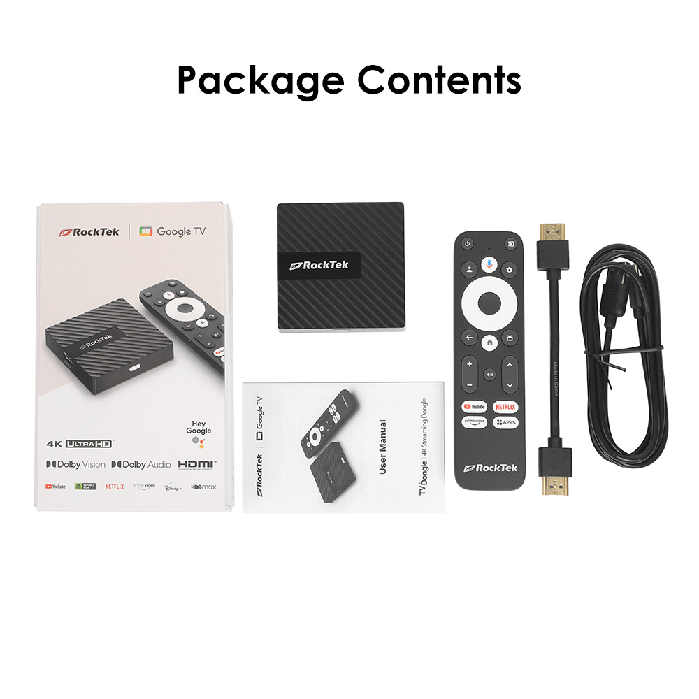 RockTek GB1 TV-Dongle Netflix  – Home Cinema Dolby Atmos Bewertung und Preis